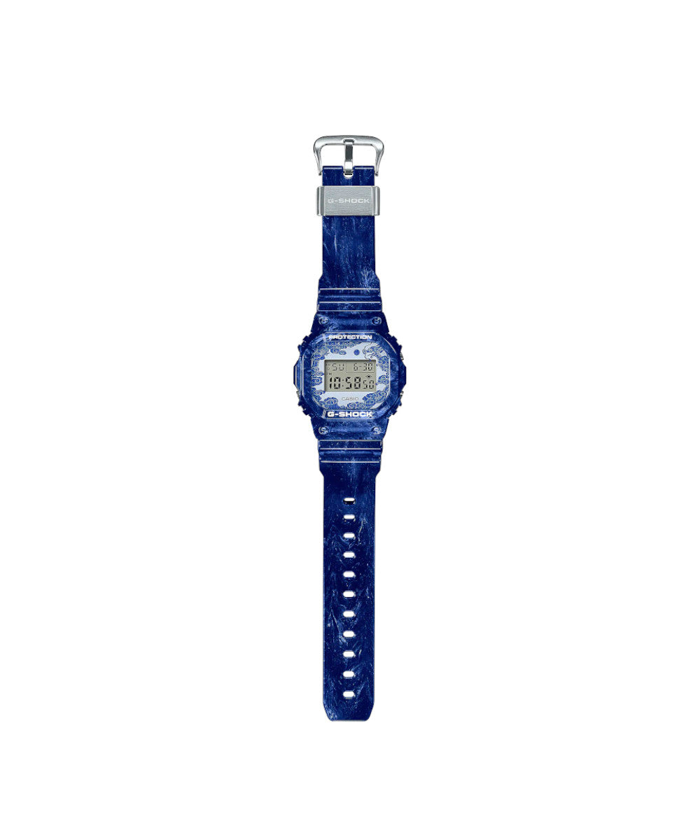 RELOJ CASIO G-SHOCK DW-5600BWP-2DR- AZUL - Tiendas Casio TITEC