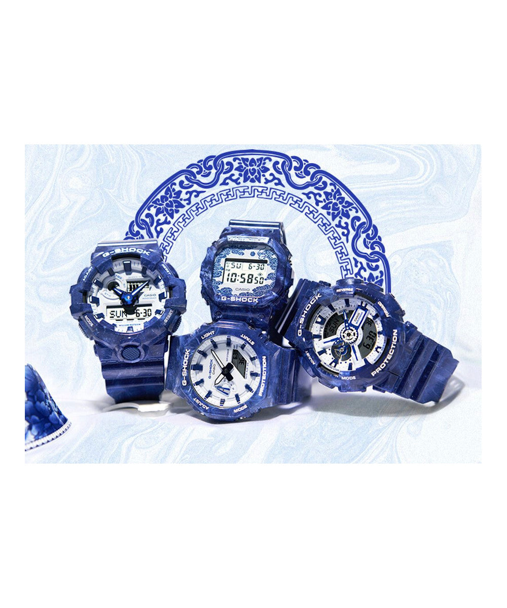 RELOJ CASIO G-SHOCK DW-5600BWP-2DR- AZUL - Tiendas Casio TITEC