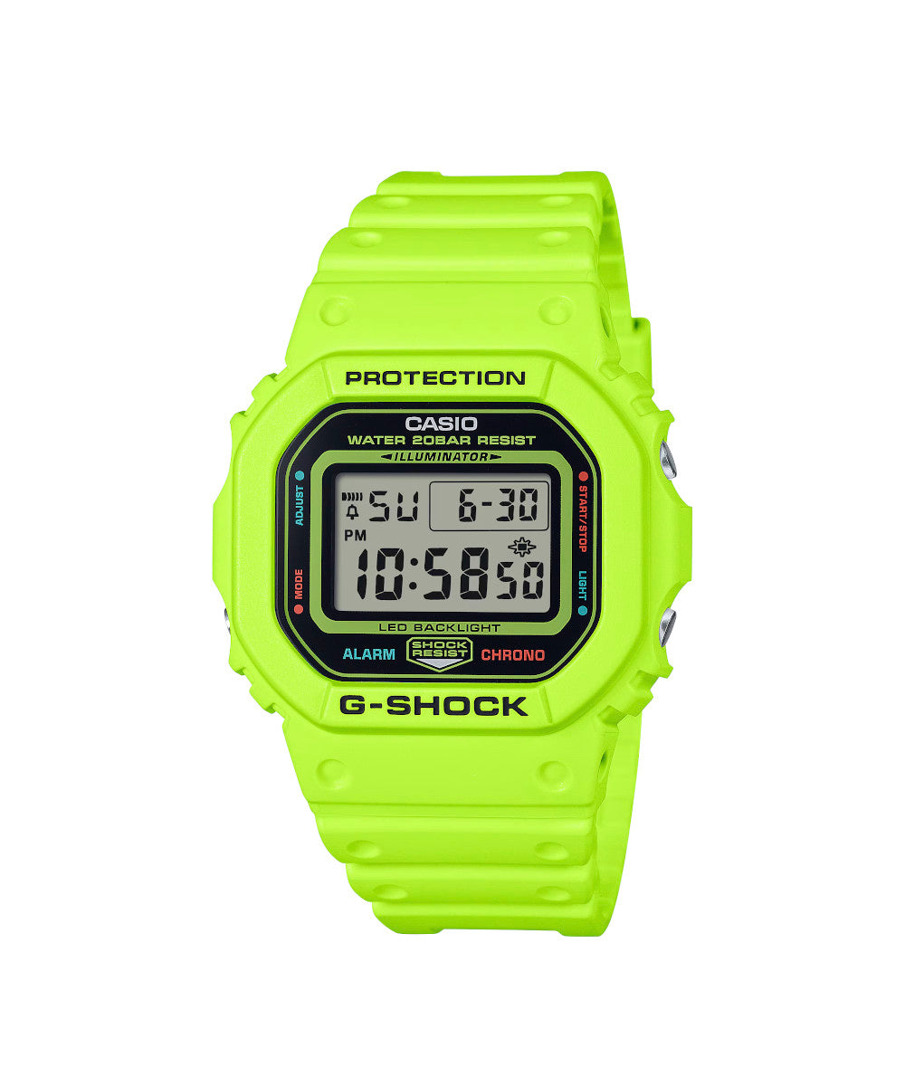 RELOJ CASIO G-SHOCK DW-5600EP-9DR- AMARILLO - Tiendas Casio TITEC