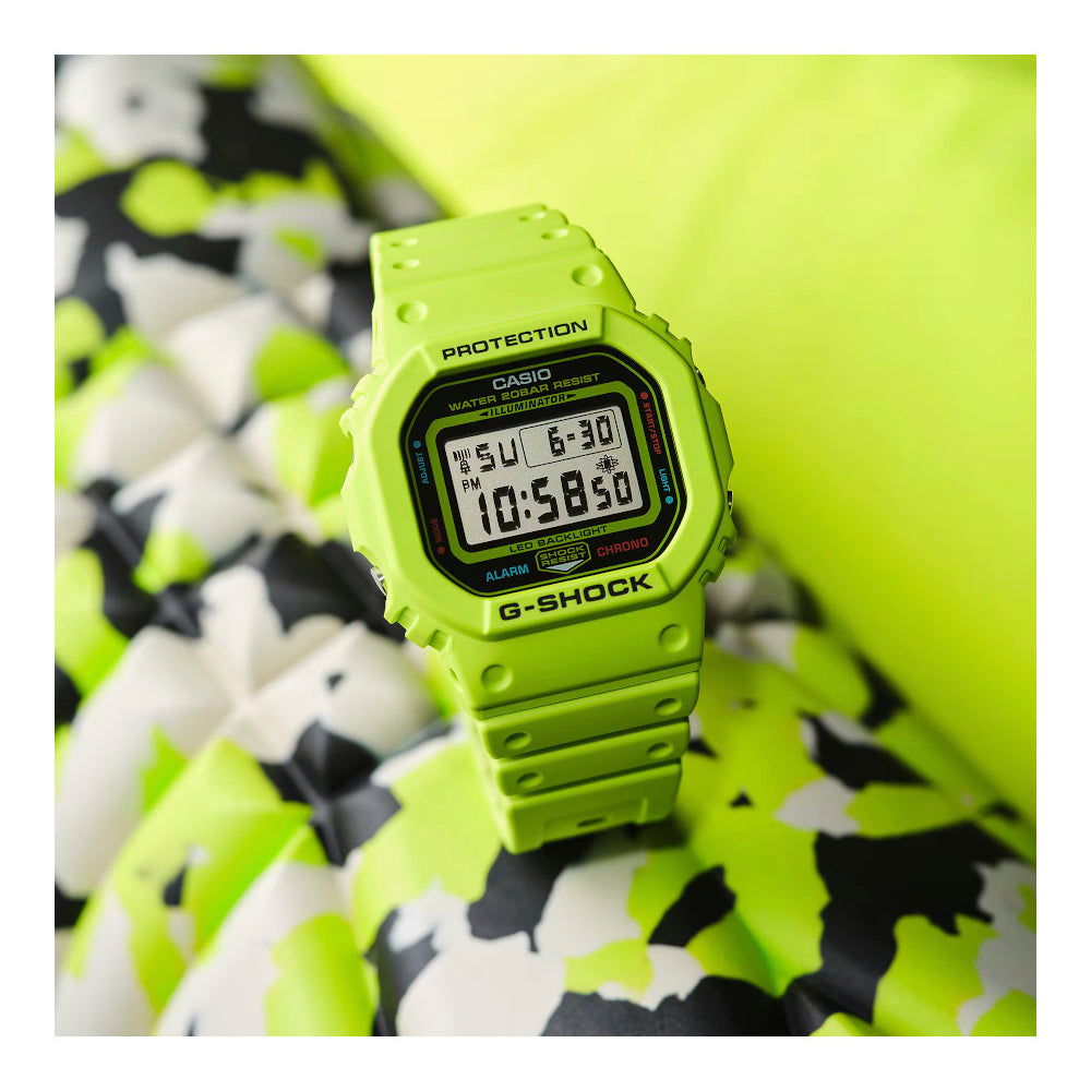 RELOJ CASIO G-SHOCK DW-5600EP-9DR- AMARILLO - Tiendas Casio TITEC