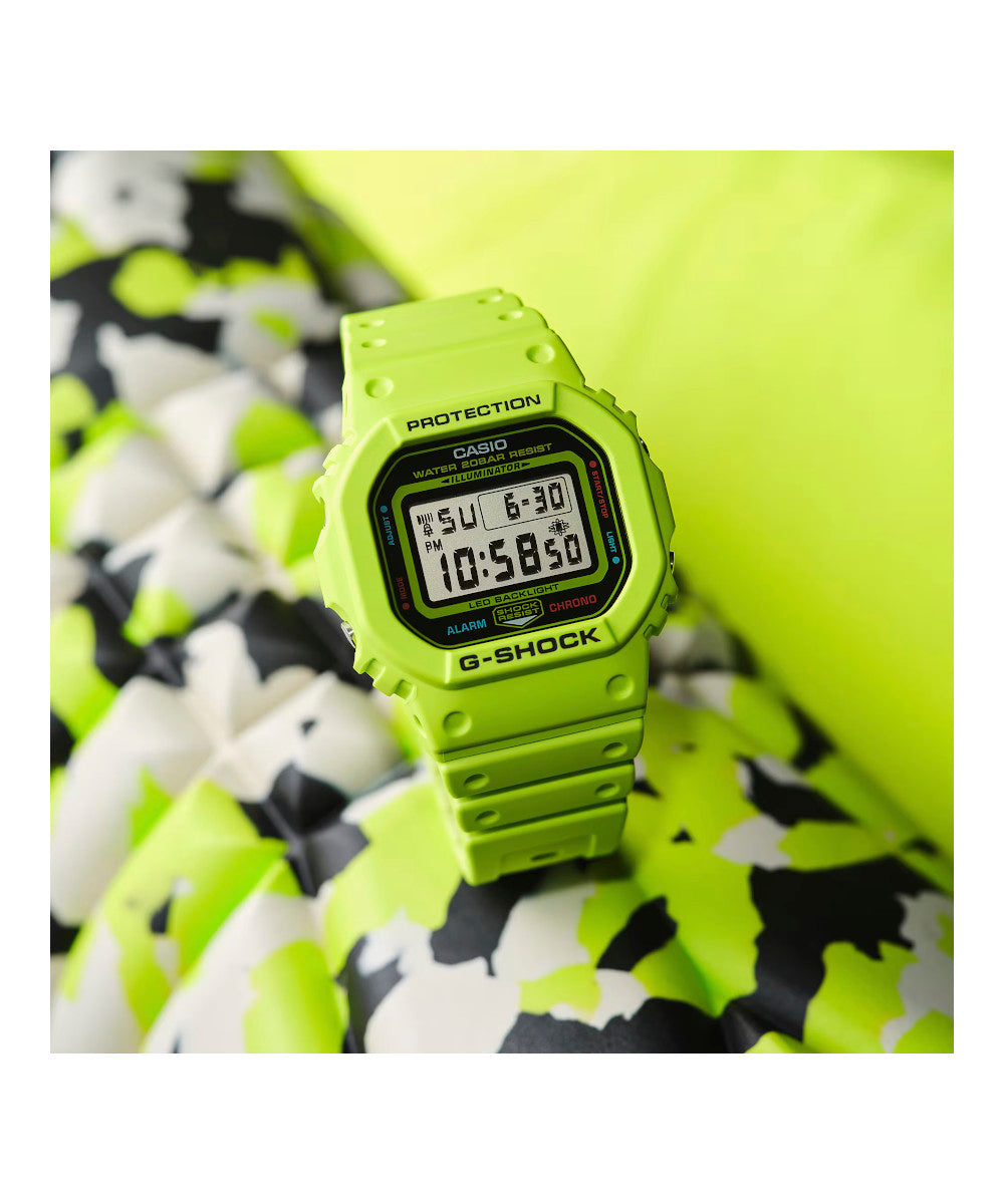 RELOJ CASIO G-SHOCK DW-5600EP-9DR- AMARILLO - Tiendas Casio TITEC