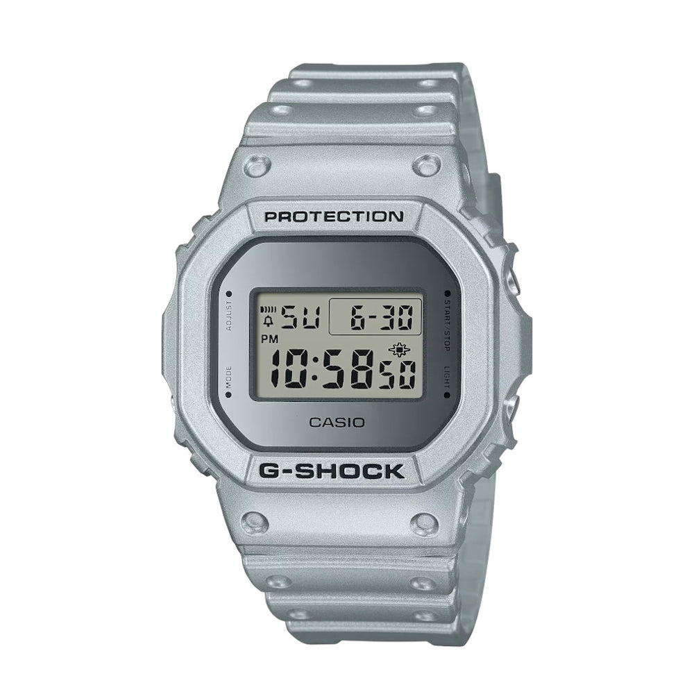 RELOJ CASIO G-SHOCK DW-5600FF-8DR- PLATEADO - Tiendas Casio TITEC