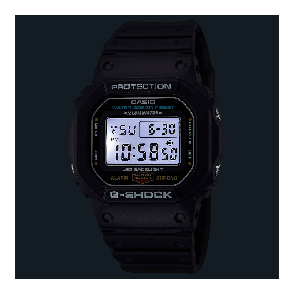 RELOJ CASIO G-SHOCK DW-5600UE-1DR- NEGRO - Tiendas Casio TITEC