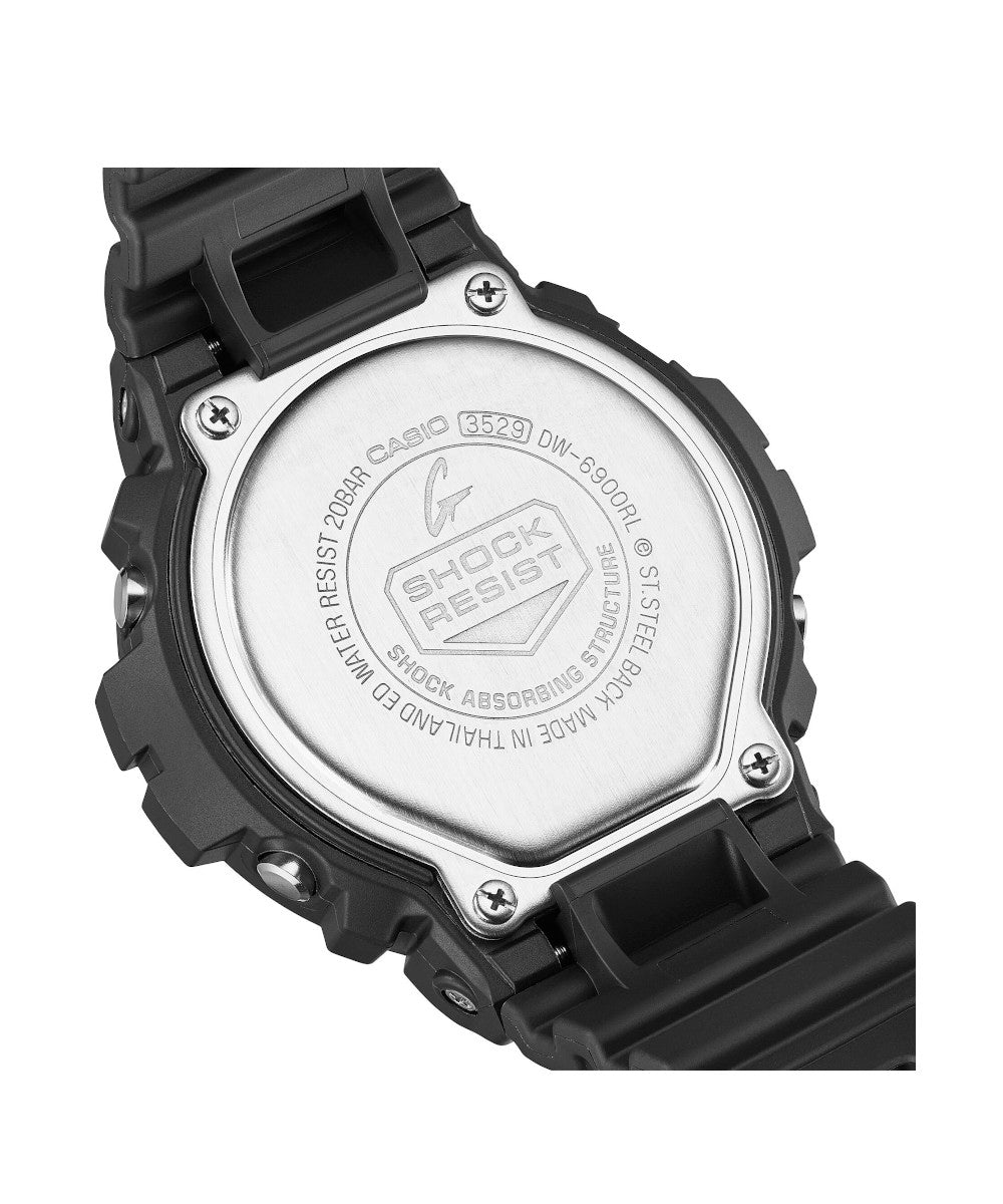 RELOJ CASIO G-SHOCK DW-6900RL-1DR- NEGRO - Tiendas Casio TITEC