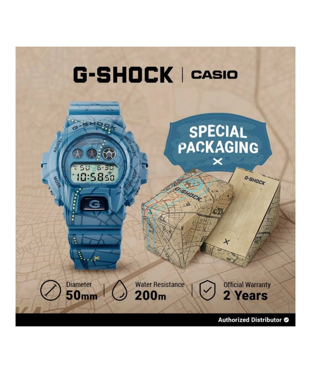 RELOJ CASIO G-SHOCK DW-6900SBY-2DR- AZUL - Tiendas Casio TITEC