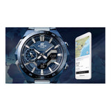 RELOJ PARA HOMBRE CASIO EDIFICE ECB-2200CB-2ADF -AZUL