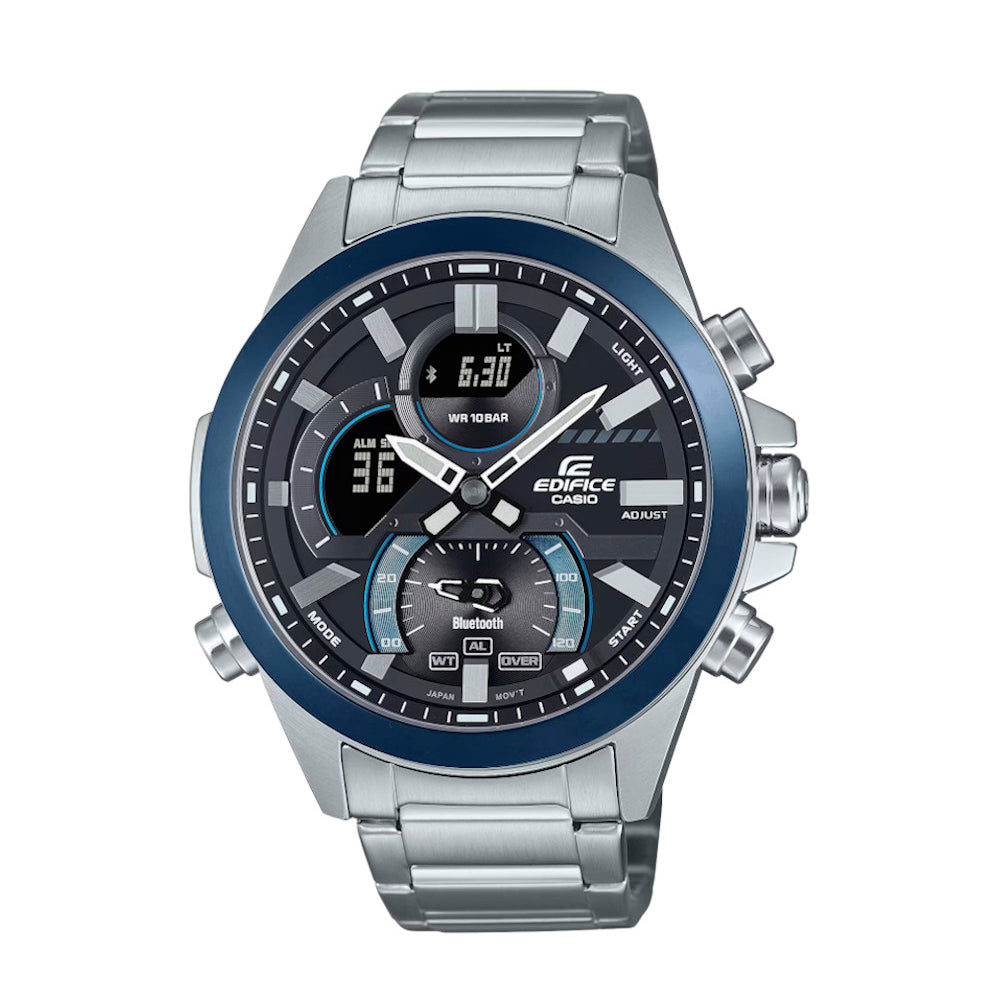 RELOJ PARA HOMBRE CASIO EDIFICE ECB-30DB-1ADF -AZUL - Tiendas Casio TITEC