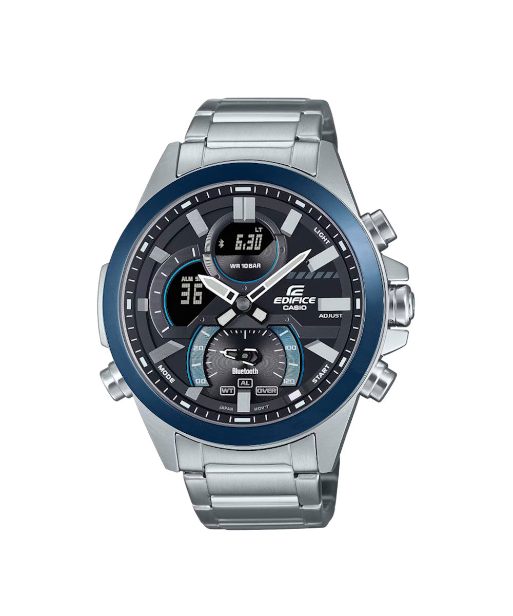 RELOJ PARA HOMBRE CASIO EDIFICE ECB-30DB-1ADF -AZUL - Tiendas Casio TITEC