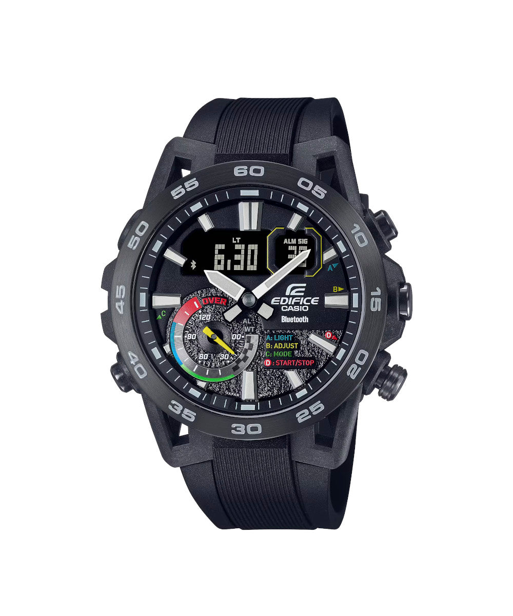 RELOJ PARA HOMBRE CASIO EDIFICE ECB-40MP-1ADF -NEGRO - Tiendas Casio TITEC