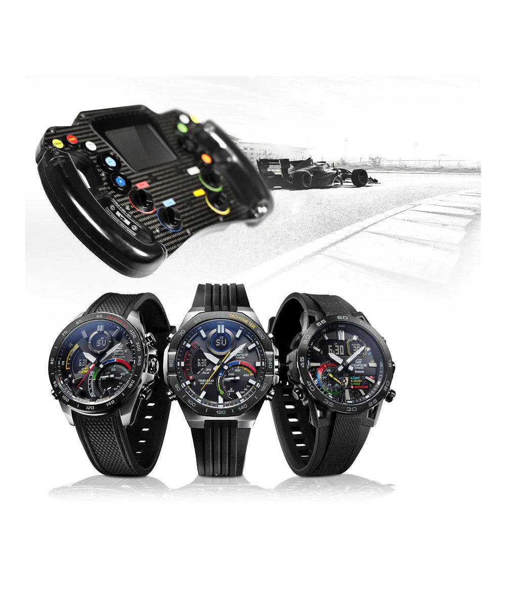 RELOJ PARA HOMBRE CASIO EDIFICE ECB-40MP-1ADF -NEGRO - Tiendas Casio TITEC