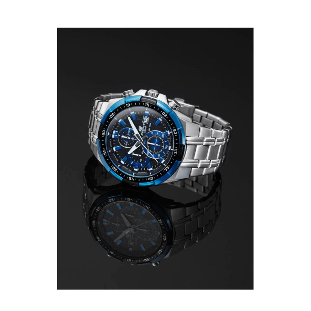 RELOJ PARA HOMBRE CASIO EDIFICE EFR-539D-1A2VUDF -AZUL - Tiendas Casio TITEC