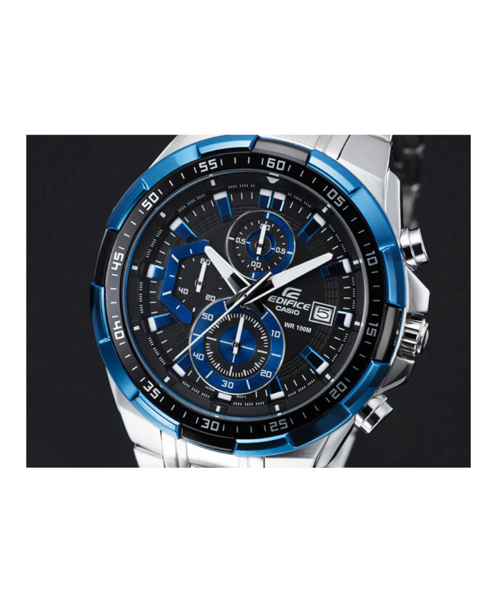 RELOJ PARA HOMBRE CASIO EDIFICE EFR-539D-1A2VUDF -AZUL - Tiendas Casio TITEC