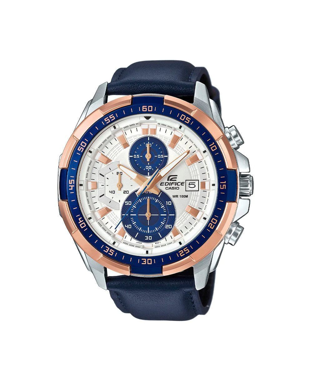RELOJ PARA HOMBRE CASIO EDIFICE EFR-539L-7CVUDF -AZUL - Tiendas Casio TITEC