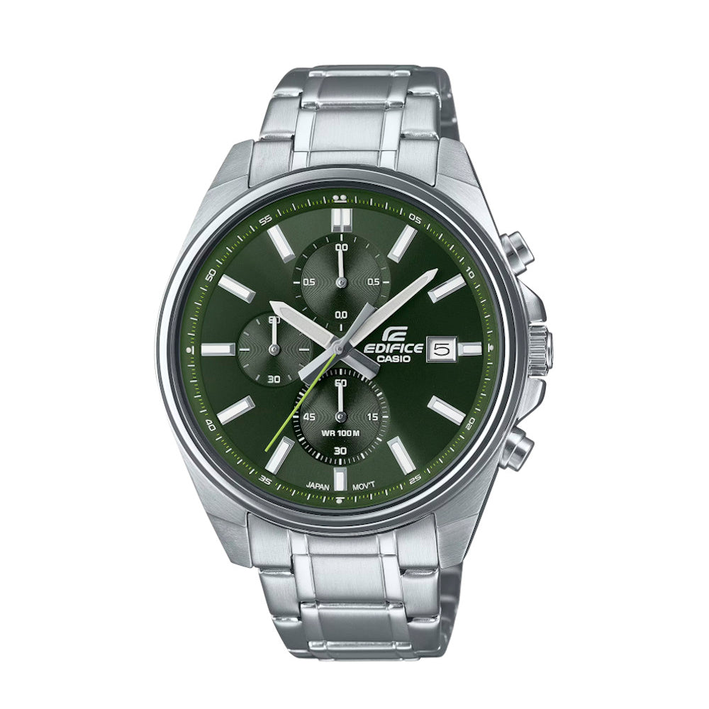 RELOJ PARA HOMBRE CASIO EDIFICE EFV-610D-3CVUDF -VERDE - Tiendas Casio TITEC