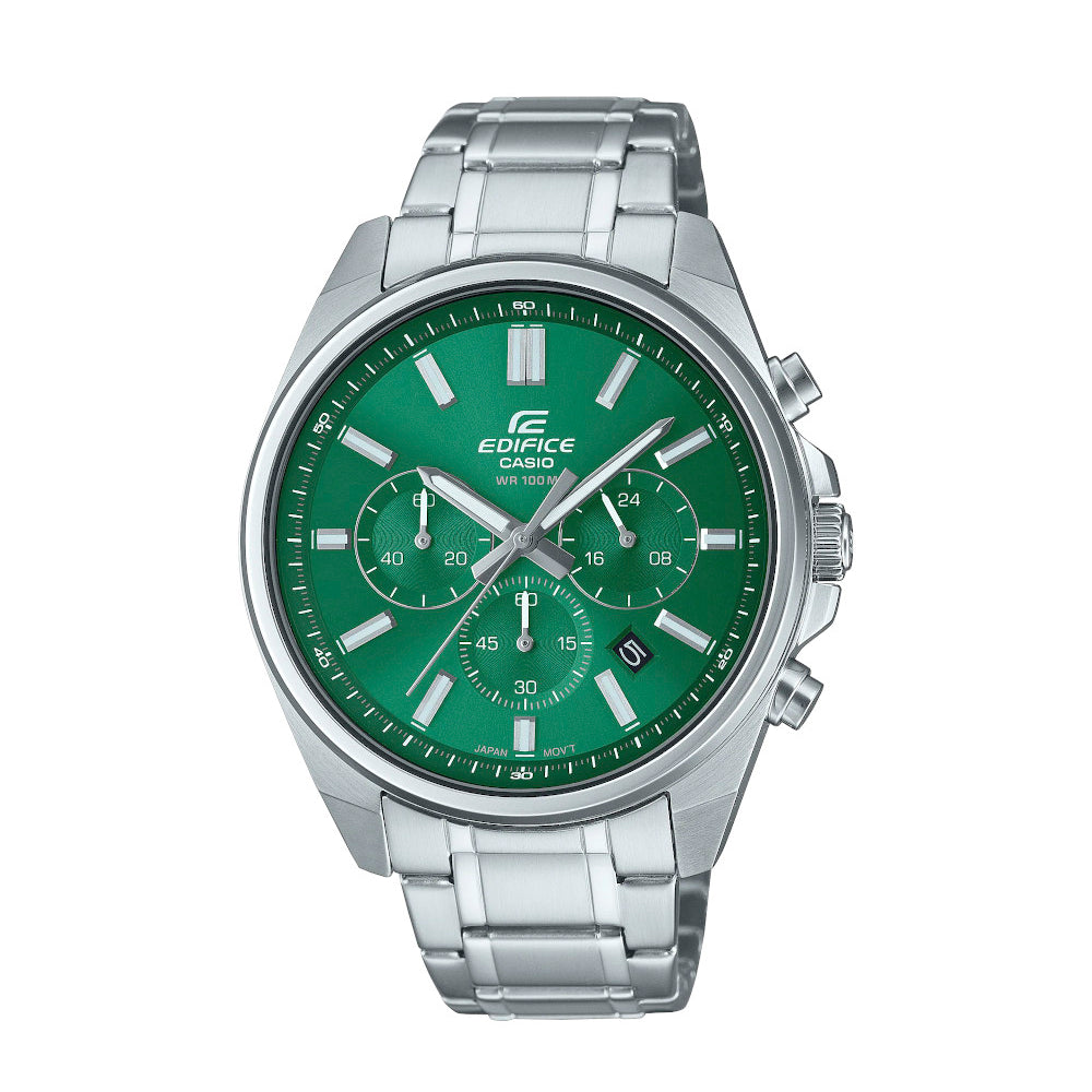 RELOJ PARA HOMBRE CASIO EDIFICE EFV-650D-3AVUDF -VERDE - Tiendas Casio TITEC