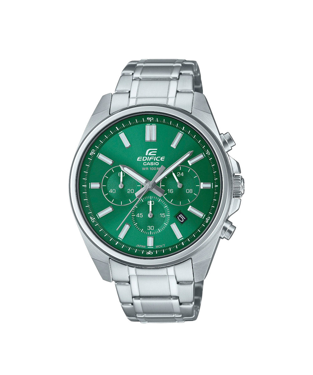 RELOJ PARA HOMBRE CASIO EDIFICE EFV-650D-3AVUDF -VERDE - Tiendas Casio TITEC