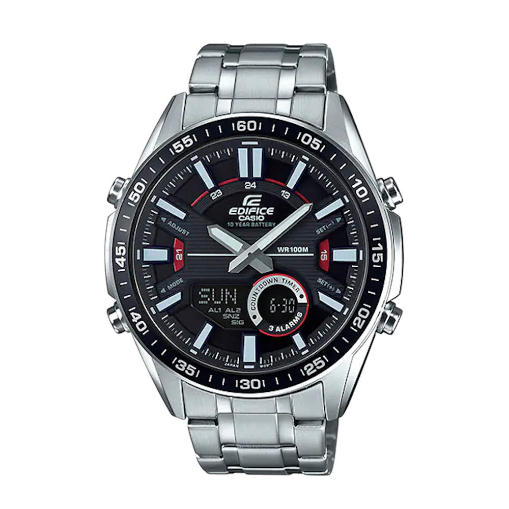 RELOJ PARA HOMBRE CASIO EDIFICE EFV-C100D-1AVDF -NEGRO - Tiendas Casio TITEC