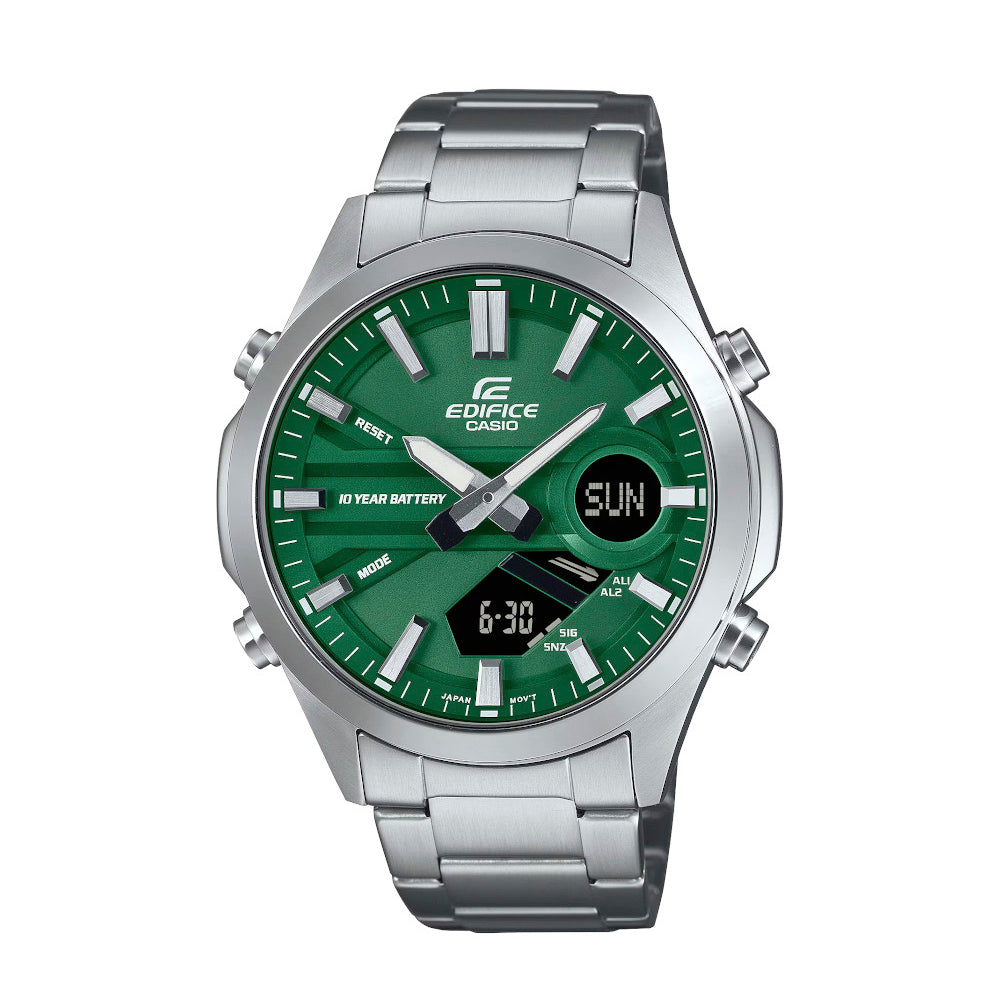 RELOJ PARA HOMBRE CASIO EDIFICE EFV-C120D-3ADF -VERDE - Tiendas Casio TITEC