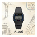 RELOJ CASIO F-91W-1DG -NEGRO - Tiendas Casio TITEC