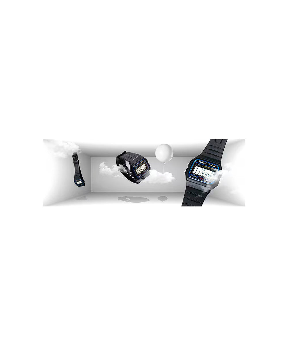 RELOJ CASIO F-91W-1DG -NEGRO - Tiendas Casio TITEC