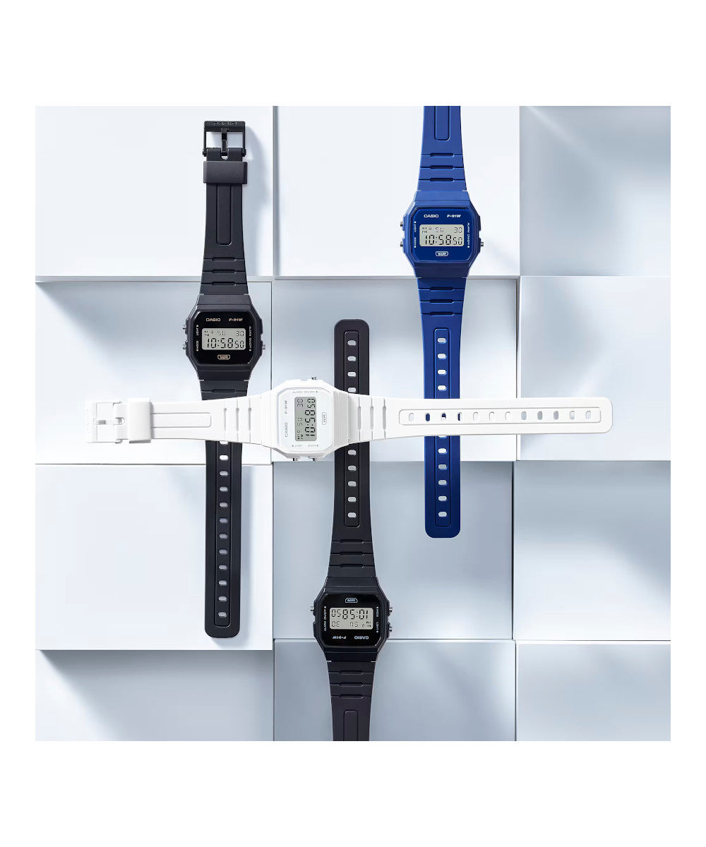 RELOJ CASIO F-91WB-1ADF -NEGRO - Tiendas Casio TITEC