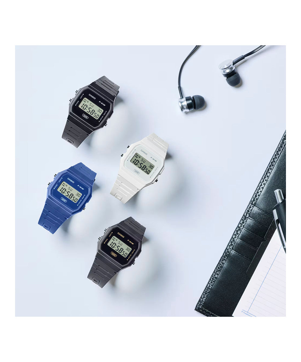RELOJ CASIO F-91WB-1ADF -NEGRO - Tiendas Casio TITEC