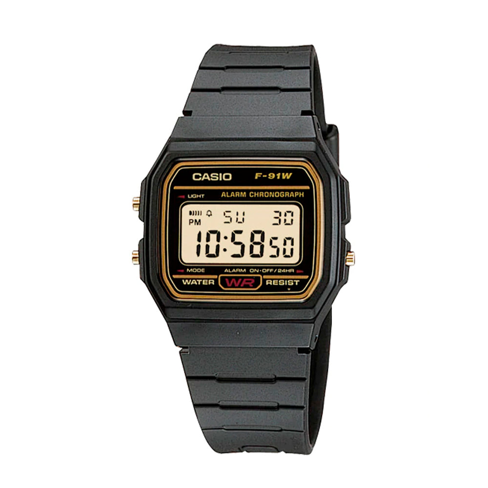 RELOJ CASIO F-91WG-9QDF -NEGRO - Tiendas Casio TITEC