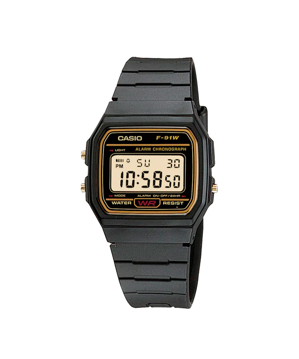 RELOJ CASIO F-91WG-9QDF -NEGRO - Tiendas Casio TITEC