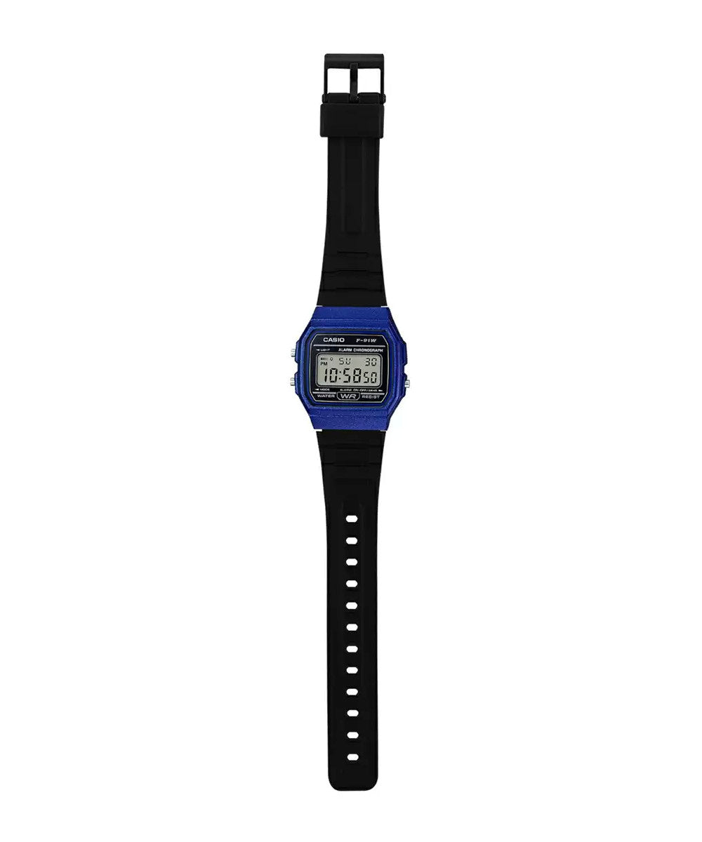 RELOJ CASIO F-91WM-2ADF -AZUL - Tiendas Casio TITEC