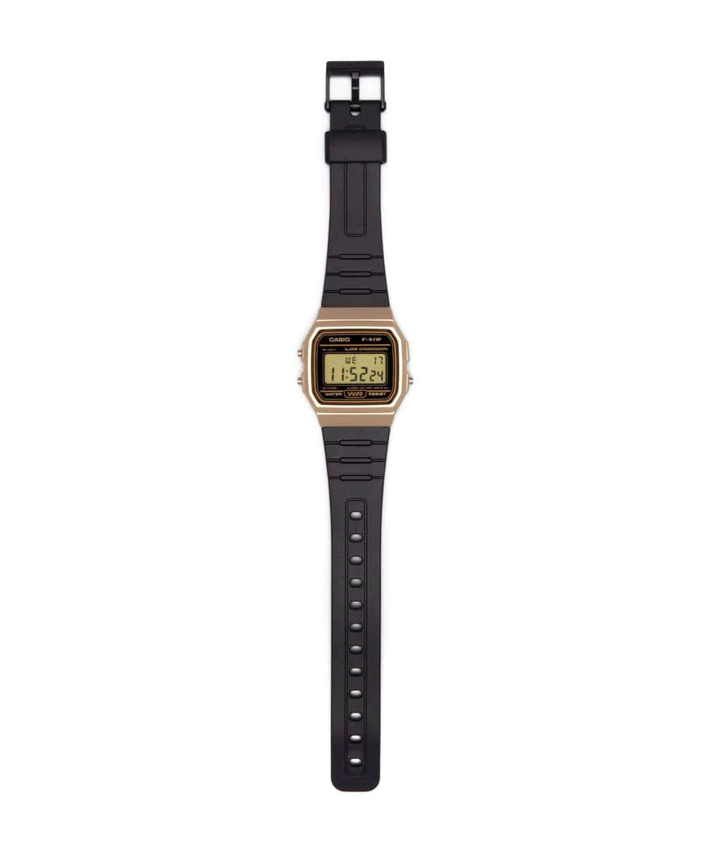 RELOJ CASIO F-91WM-9ADF-DORADO - Tiendas Casio TITEC