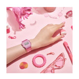 RELOJ CASIO F-91WS-4DF -ROSADO