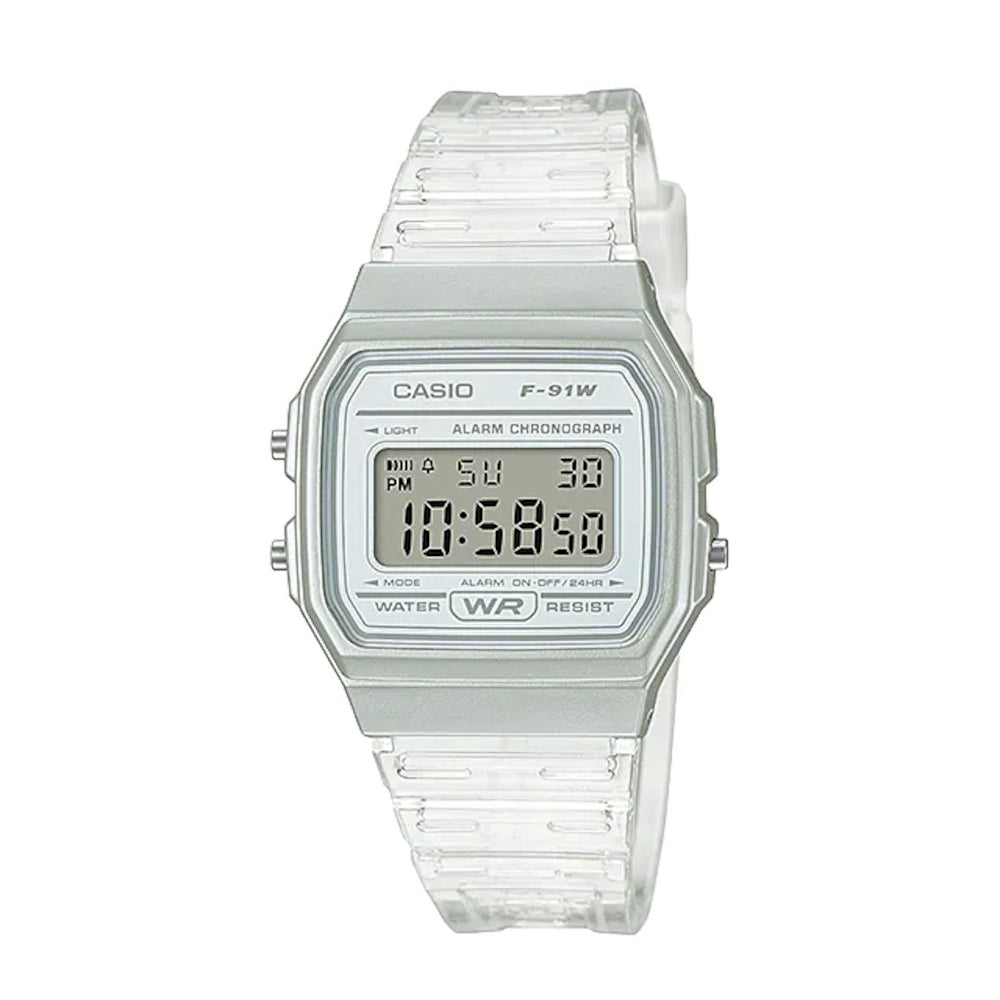 RELOJ CASIO F-91WS-7DF -BLANCO - Tiendas Casio TITEC