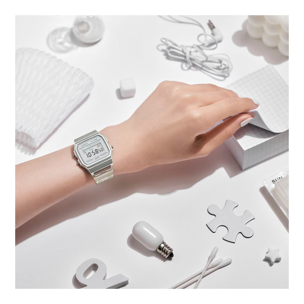 RELOJ CASIO F-91WS-7DF -BLANCO - Tiendas Casio TITEC