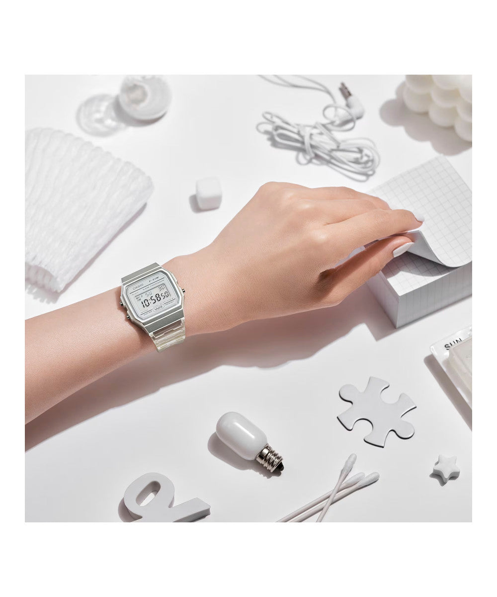 RELOJ CASIO F-91WS-7DF -BLANCO - Tiendas Casio TITEC