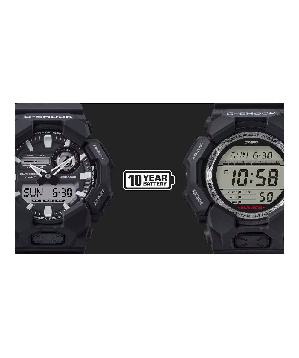 RELOJ CASIO G-SHOCK GA-010-1A1DR- NEGRO - Tiendas Casio TITEC