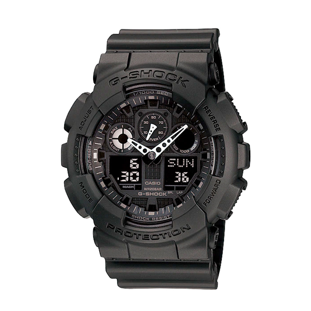 RELOJ CASIO G-SHOCK GA-100-1A1DR- NEGRO - Tiendas Casio TITEC