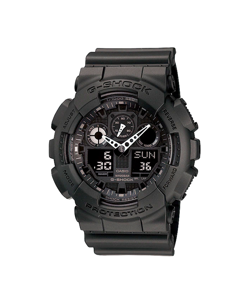 RELOJ CASIO G-SHOCK GA-100-1A1DR- NEGRO - Tiendas Casio TITEC