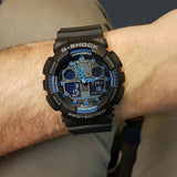 RELOJ CASIO G-SHOCK GA-100-1A2DR- NEGRO - Tiendas Casio TITEC