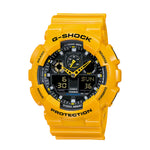 RELOJ CASIO G-SHOCK GA-100A-9ADR- AMARILLO - Tiendas Casio TITEC