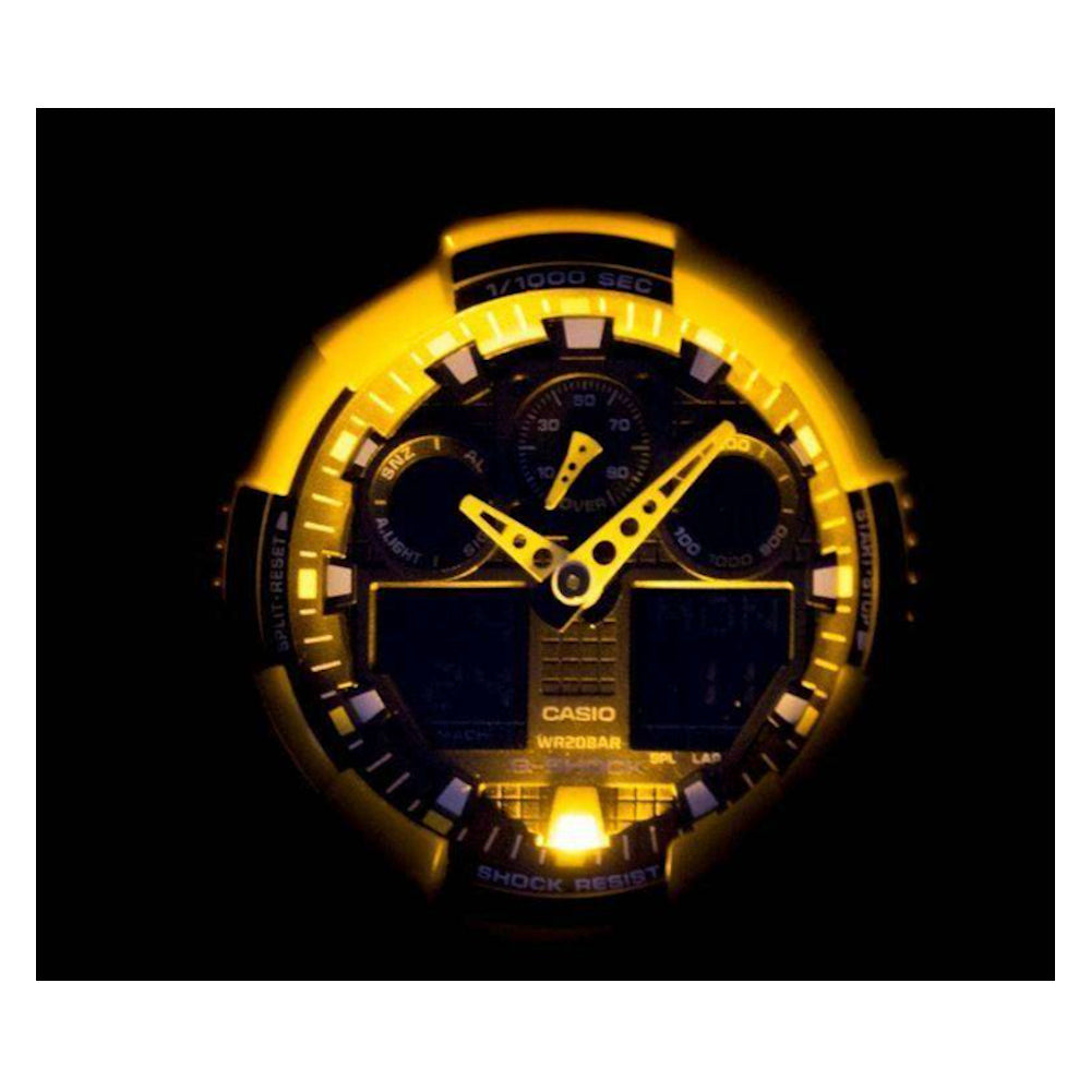 RELOJ CASIO G-SHOCK GA-100A-9ADR- AMARILLO - Tiendas Casio TITEC