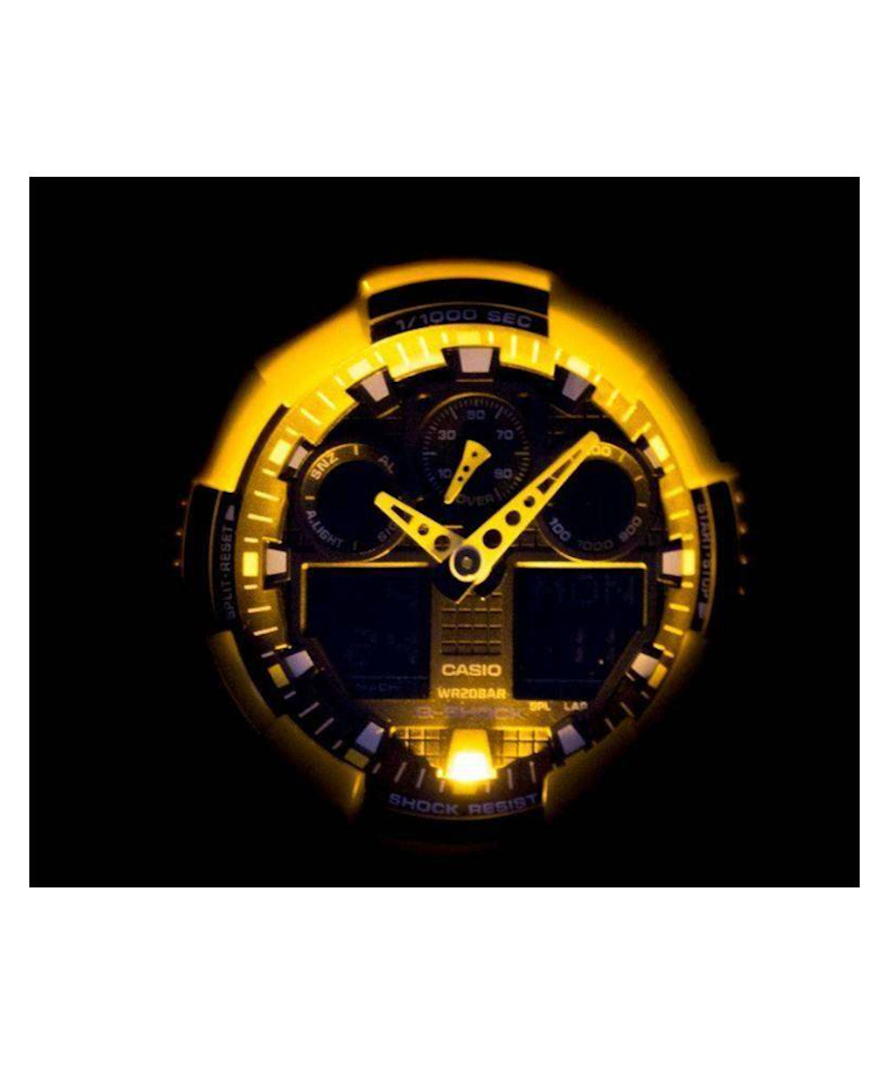 RELOJ CASIO G-SHOCK GA-100A-9ADR- AMARILLO - Tiendas Casio TITEC