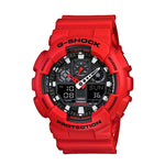 RELOJ CASIO G-SHOCK GA-100B-4ADR- ROJO - Tiendas Casio TITEC