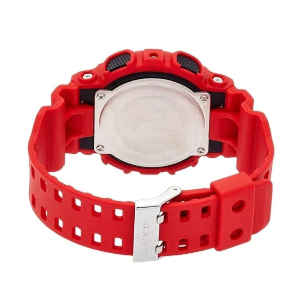 RELOJ CASIO G-SHOCK GA-100B-4ADR- ROJO - Tiendas Casio TITEC