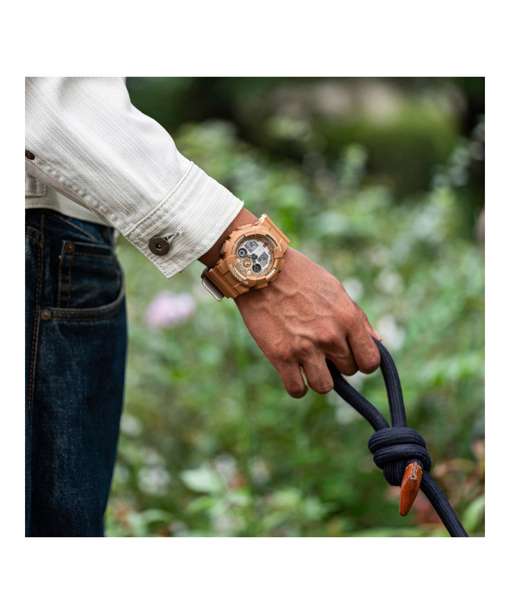 RELOJ CASIO G-SHOCK GA-100SHB-5ADR- CAFÉ - Tiendas Casio TITEC