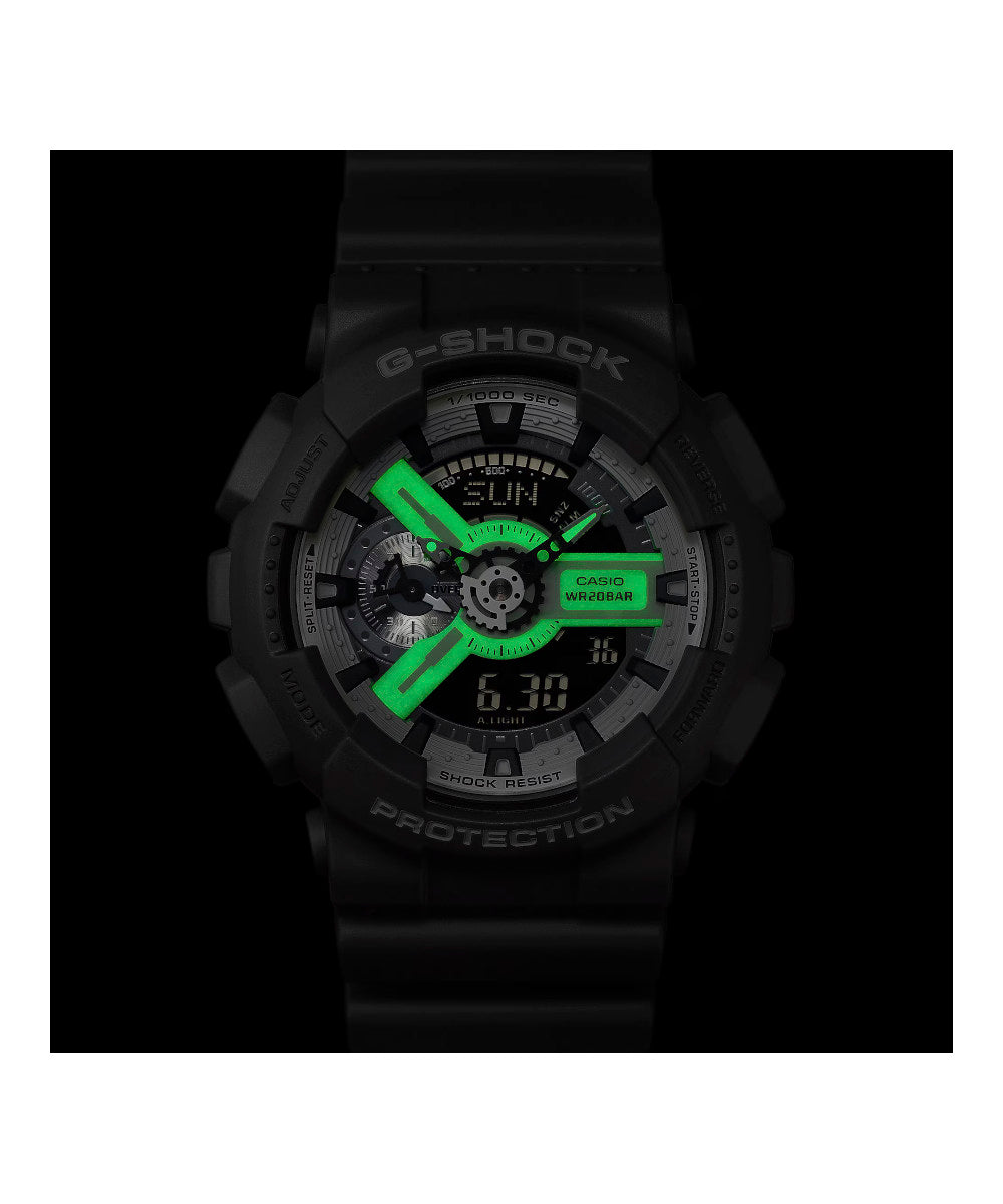 RELOJ CASIO G-SHOCK GA-110HD-8ADR- GRIS - Tiendas Casio TITEC