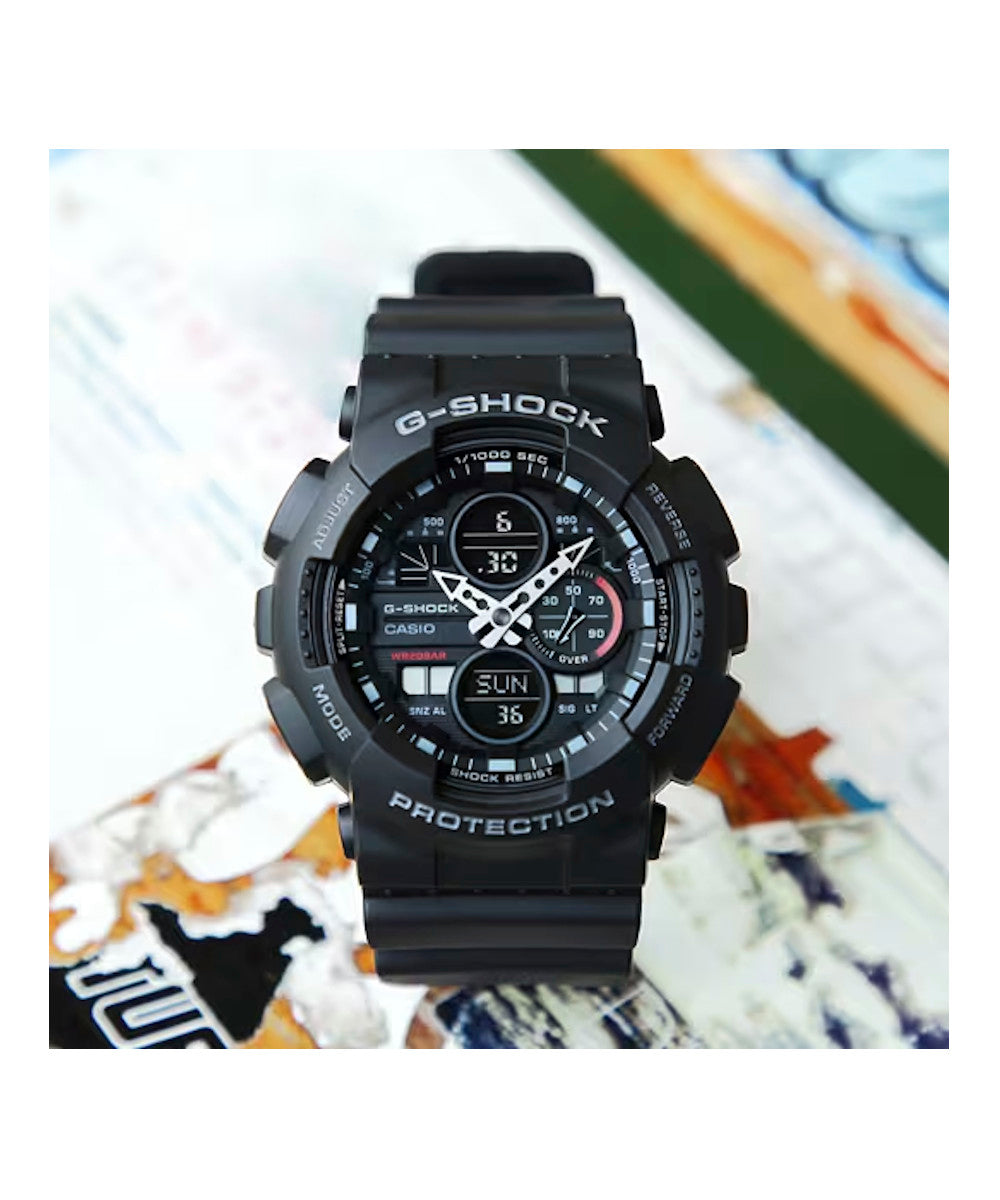 RELOJ CASIO G-SHOCK GA-140-1A1DR- NEGRO - Tiendas Casio TITEC