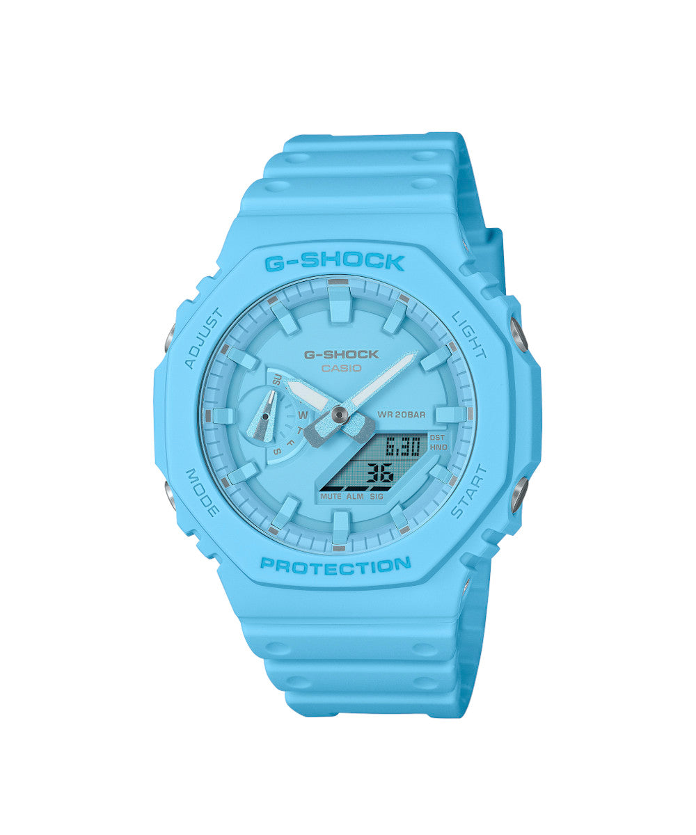 RELOJ CASIO G-SHOCK GA-2100-2A2DR- AZUL - Tiendas Casio TITEC