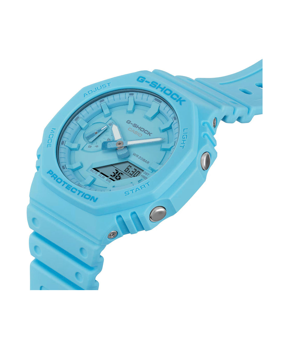 RELOJ CASIO G-SHOCK GA-2100-2A2DR- AZUL - Tiendas Casio TITEC