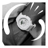 RELOJ CASIO G-SHOCK GA-2100-7A7DR- BLANCO