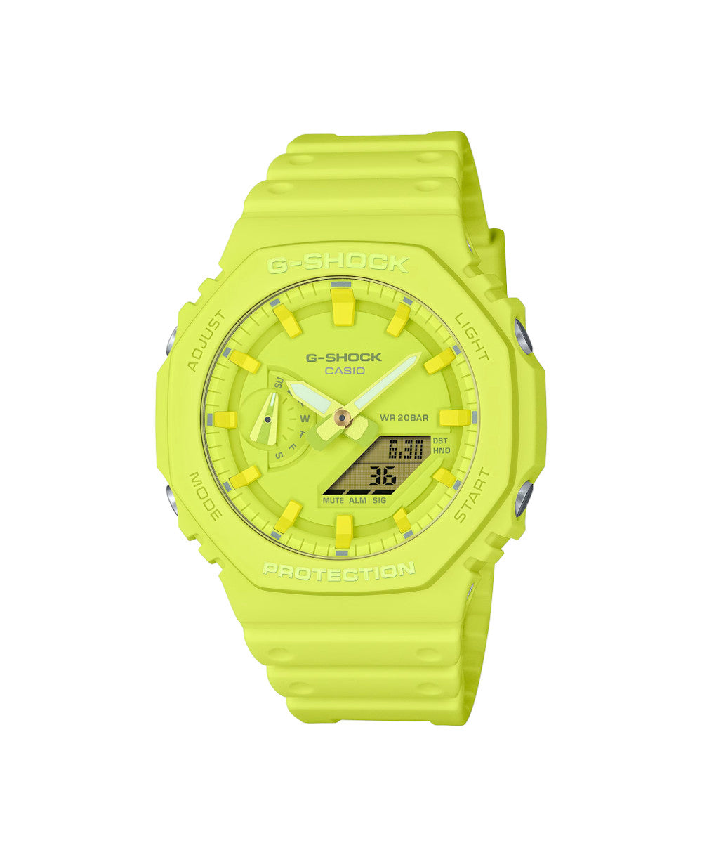 RELOJ CASIO G-SHOCK GA-2100-9A9DR- AMARILLO - Tiendas Casio TITEC